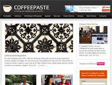 Tablet Screenshot of coffeepaste.com